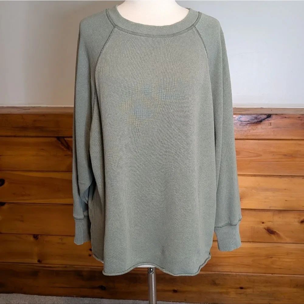 Aerie Olive Green Pullover
